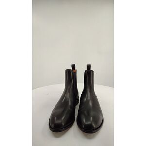 Quince Men Essential Leather Dress Chelsea Boot Black Shoes 9.5